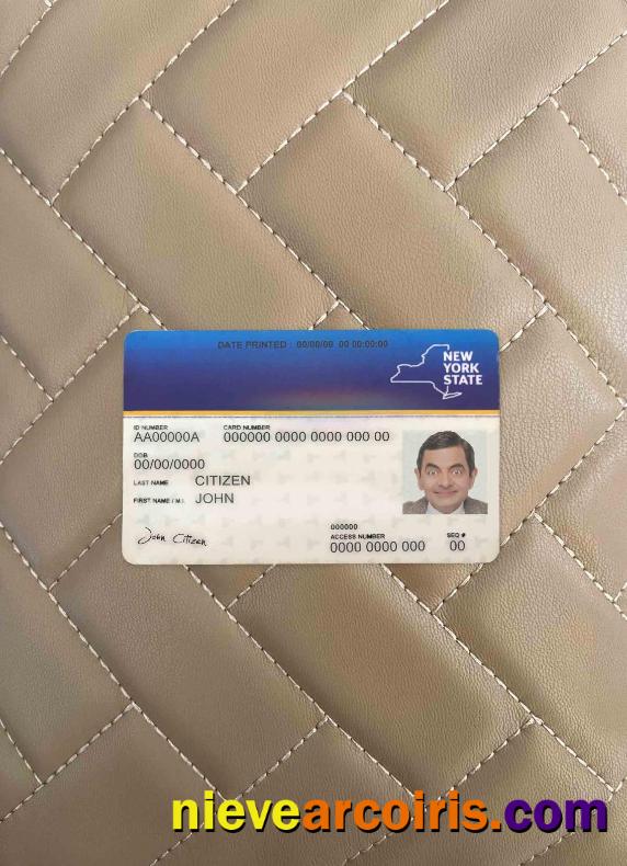 USA New York Medical card photolook